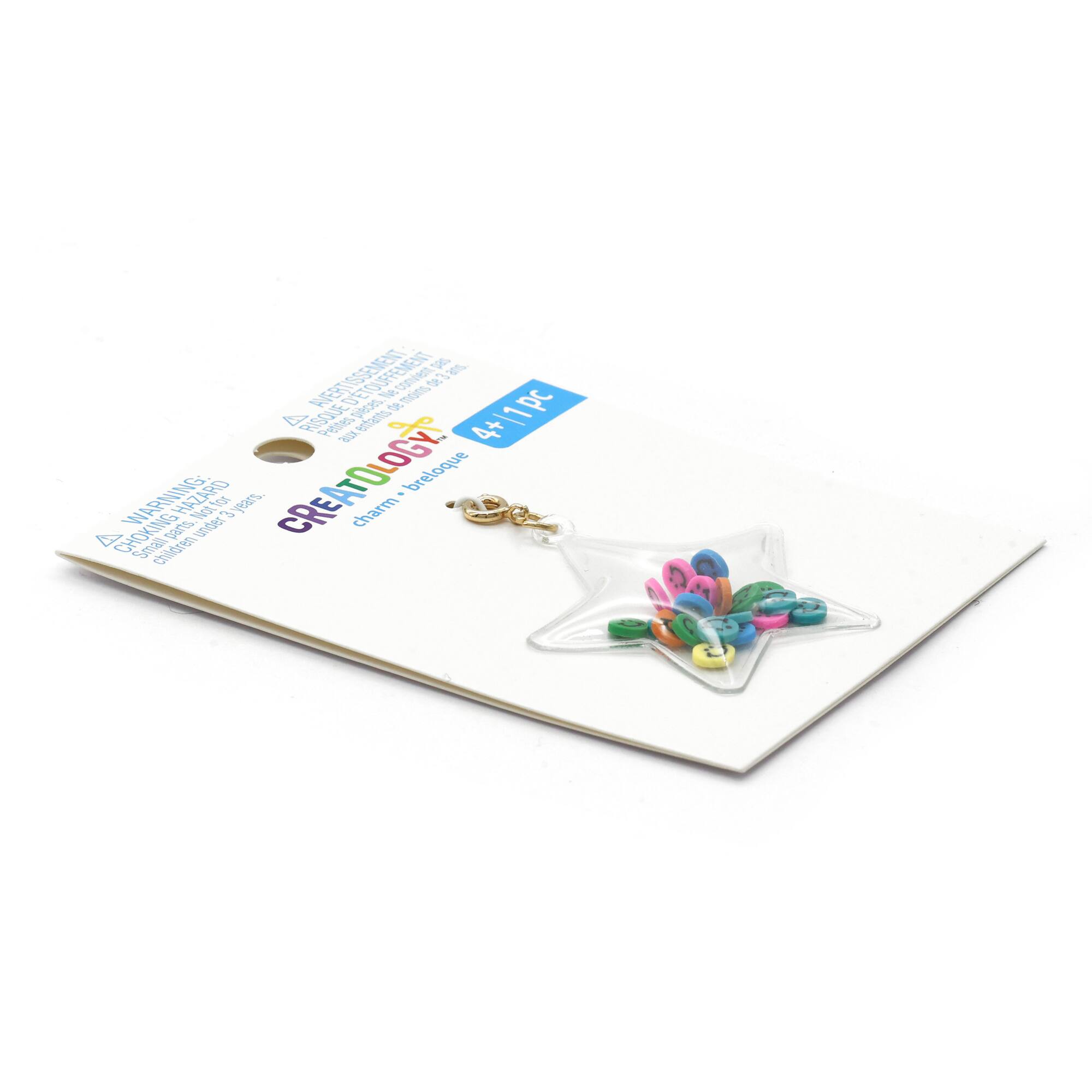 Smiley Star Shaker Charm by Creatology™